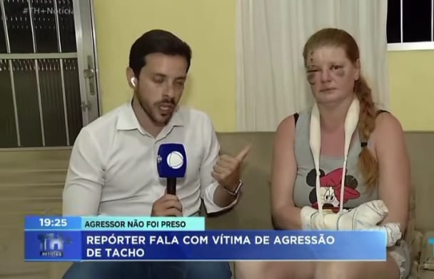 Autor de golpe com tacho na cabeça da mulher seria apaixonado pela vítima